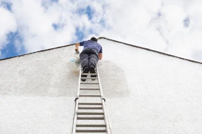 Peinture extérieure à la Destrousse — façades et ravalement